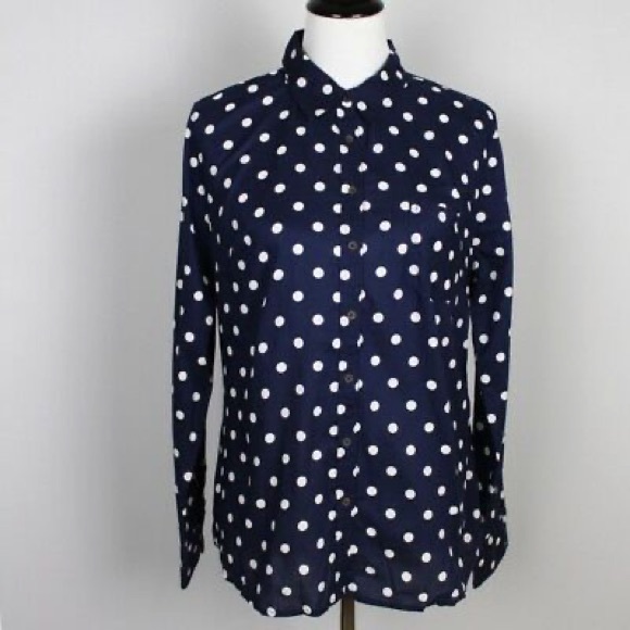 Merona polka dot shirt - Picture 2 of 3